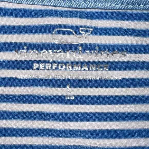 Vineyard Vines Youth Performance Long Sleeve T-Shirt | Size Large (14) - Picture 3 of 5